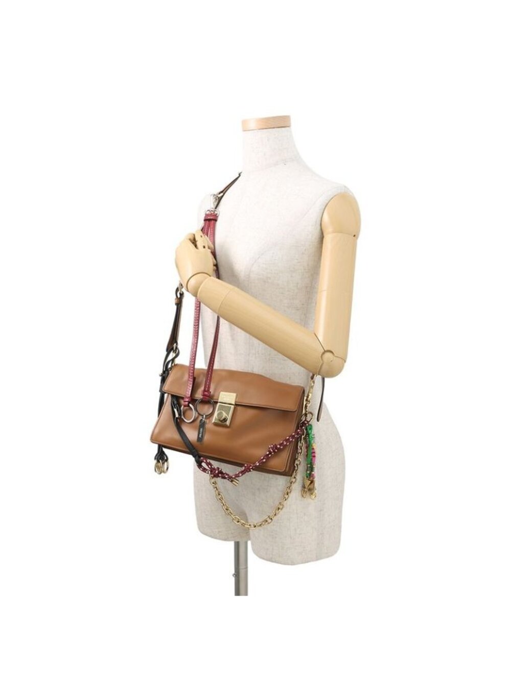 ★SOLD★ Prada Shoulder Bag Soft Sound Charm Small Leather - Picture 4 of 10